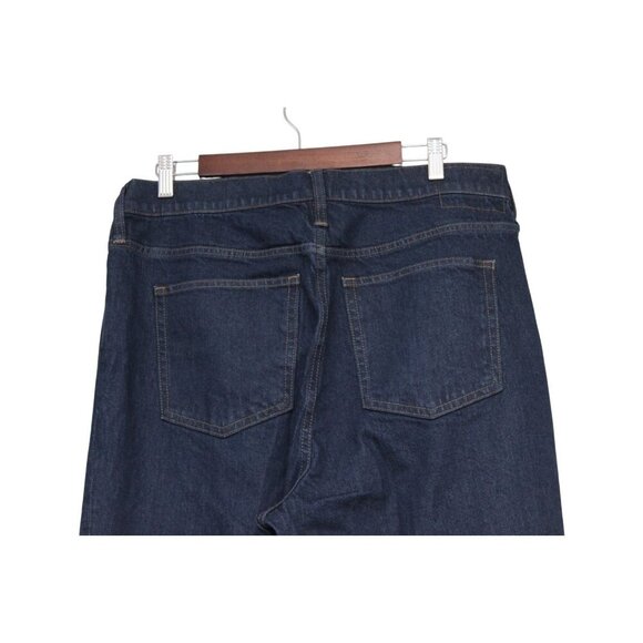 NWT J Crew High Rise Denim Trouser Jean Size 32 Wide Leg Semi Stretch '96 Preppy - Picture 6 of 12